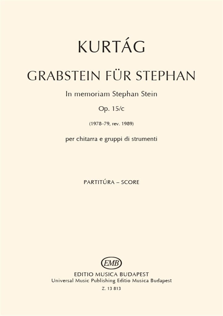 Grabstein Für Stefan Op 15C